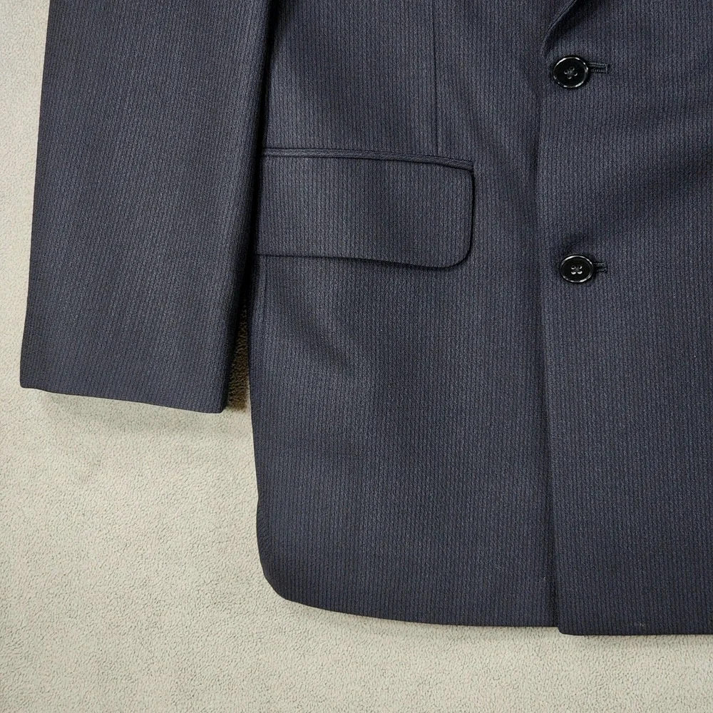 Alfani Mens sz 41R Double Breasted Blazer Jacket‎ Giovanni Tonella Italian Wool